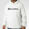 Sweat Capuche Fourrure 214973 Blanc de Champion
