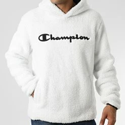 Sweat Capuche Fourrure 214973 Blanc de Champion -Champion Soldes champion 342998 214973 WW033 20221018T143832 03