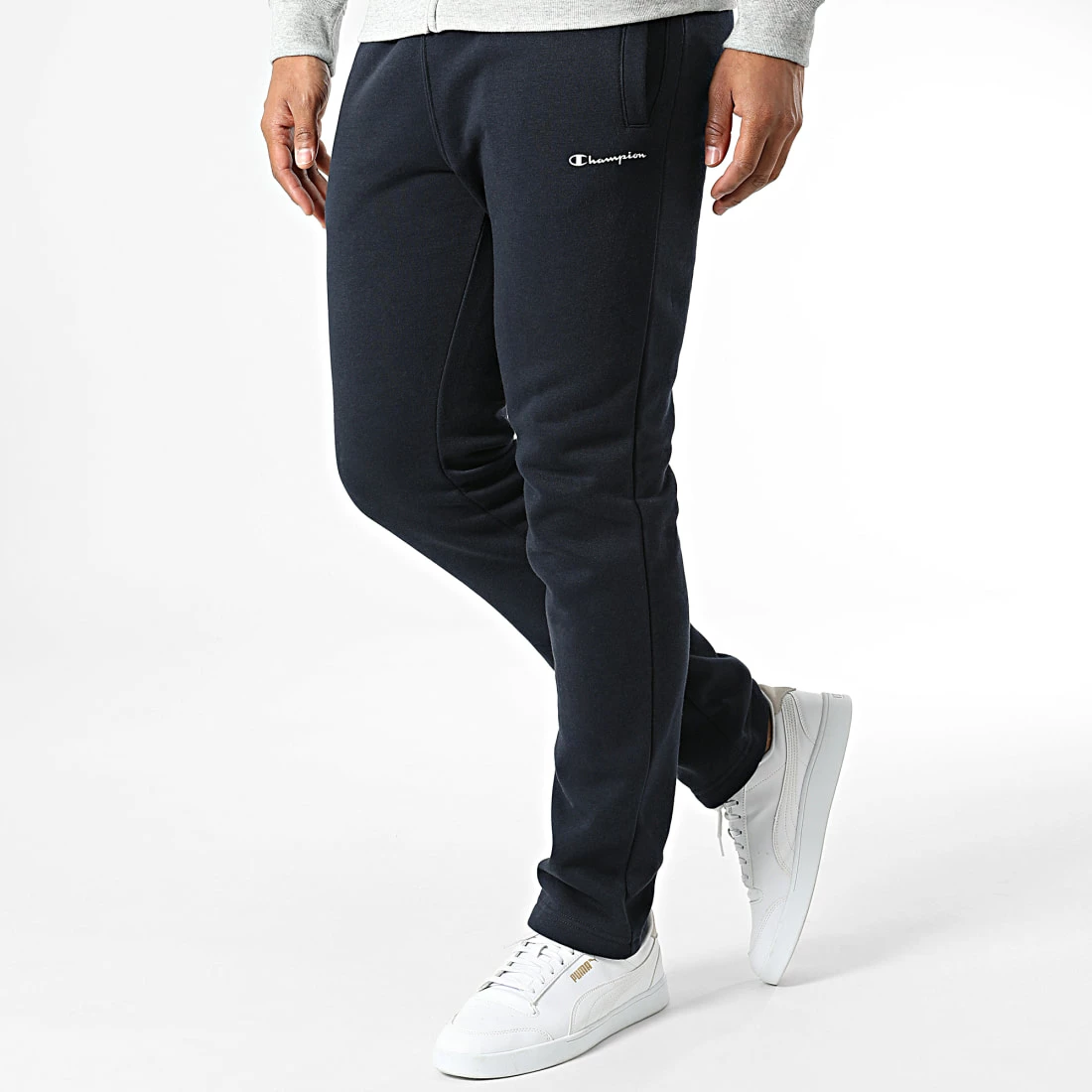 Ensemble De Survetement 218112 Gris Chiné Bleu Marine de Champion 6 Ensemble De Survetement 218112 Gris Chiné Bleu Marine de Champion – Image 4