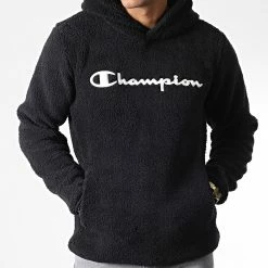 Veste Capuche Polaire 214973 Noir de Champion