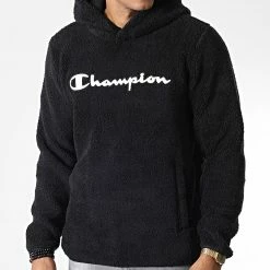 Veste Capuche Polaire 214973 Noir de Champion -Champion Soldes champion 343040 214973 KK002 20221024T155332 03