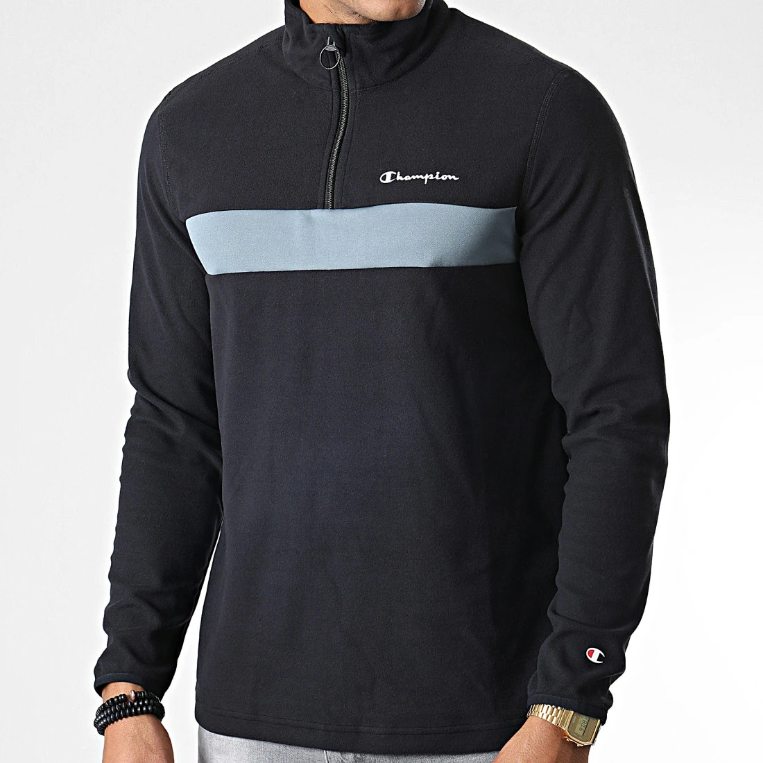 Veste Polaire Col Zippé 218103 Noir de Champion 3 Veste Polaire Col Zippé 218103 Noir de Champion