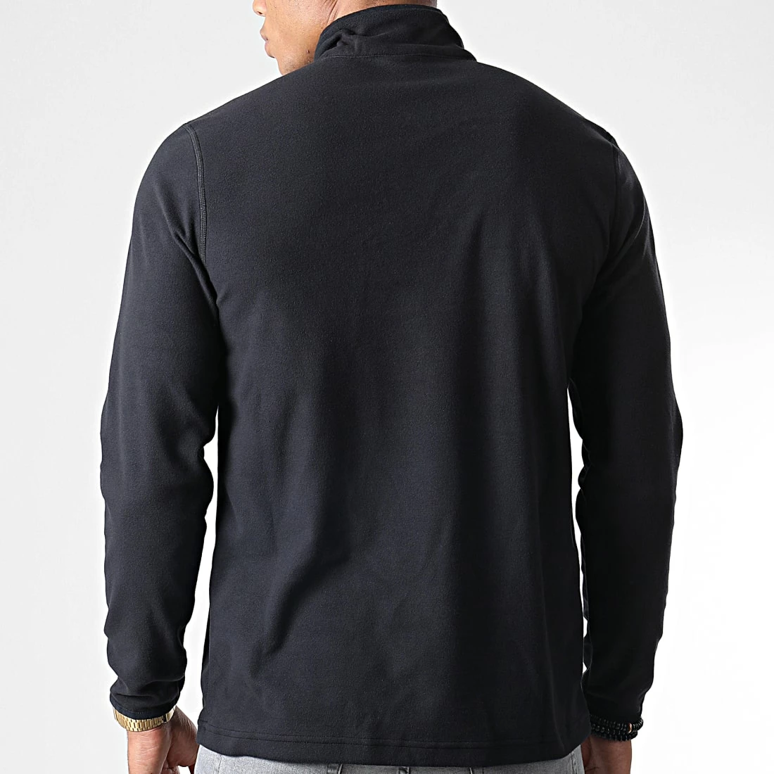 Veste Polaire Col Zippé 218103 Noir de Champion 6 Veste Polaire Col Zippé 218103 Noir de Champion – Image 4