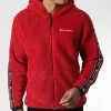 Veste Zippée Polaire A Bandes 218106 rouge de Champion -Champion Soldes champion 343066 218106 RS506 20221025T151904 01