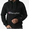 Sweat Capuche Col Zippé Fourrure 218092 Noir de Champion