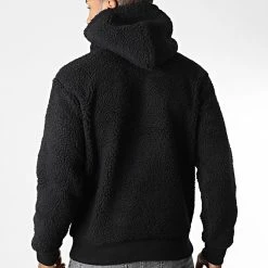 Sweat Capuche Col Zippé Fourrure 218092 Noir de Champion -Champion Soldes champion 343409 218092 KK001 20221020T152220 04