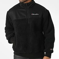 Veste Col Zippé Fourrure 218093 Noir de Champion