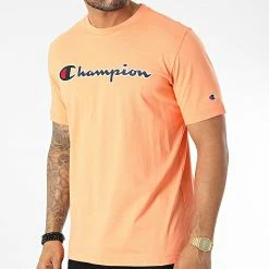 Tee Shirt 218007 Orange de Champion