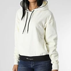 Sweat Capuche Femme Fourrure 115587 Blanc de Champion 8 Sweat Capuche Femme Fourrure 115587 Blanc de Champion -Champion Soldes champion 343530 115587 WW005 20221104T160043 03