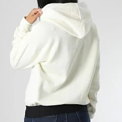 Sweat Capuche Femme Fourrure 115587 Blanc de Champion 9 Sweat Capuche Femme Fourrure 115587 Blanc de Champion -Champion Soldes champion 343530 115587 WW005 20221104T160044 04