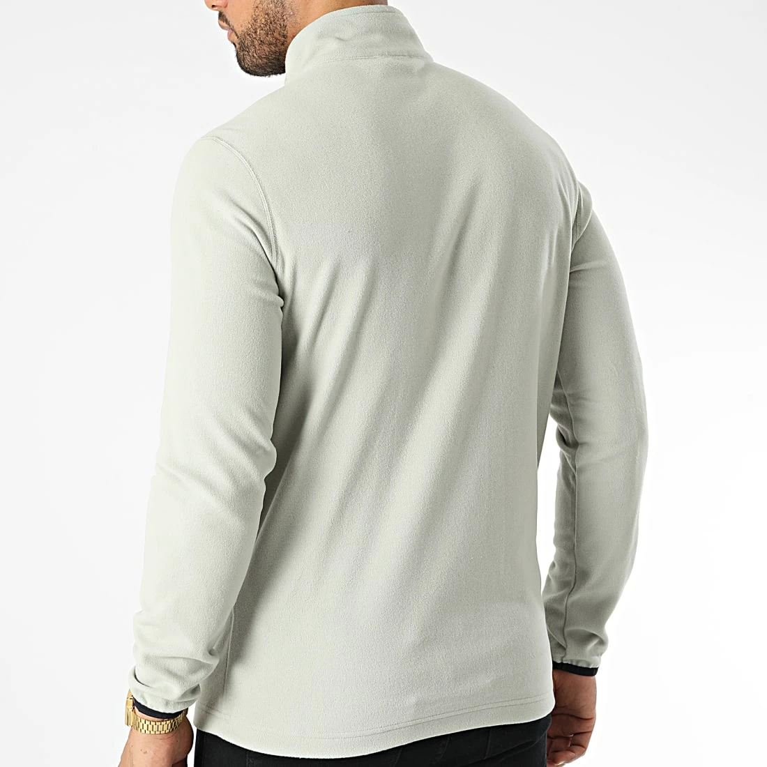 Sweat Col Zippé Polaire 216695 Vert Clair de Champion 6 Sweat Col Zippé Polaire 216695 Vert Clair de Champion – Image 4