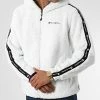 Veste Capuche Polaire A Bandes 218106 Blanc de Champion -Champion Soldes champion 344592 218106 WW033 20221025T161448 01