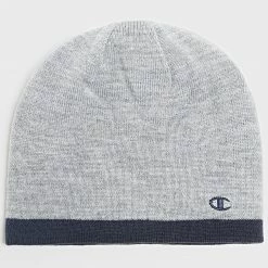 Bonnet Réversible 804673 Gris Chiné Bleu Marine de Champion -Champion Soldes champion 344614 804673 EM021 20221108T141605 05