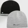 Bonnet Réversible 804673 Noir Gris Chiné de Champion