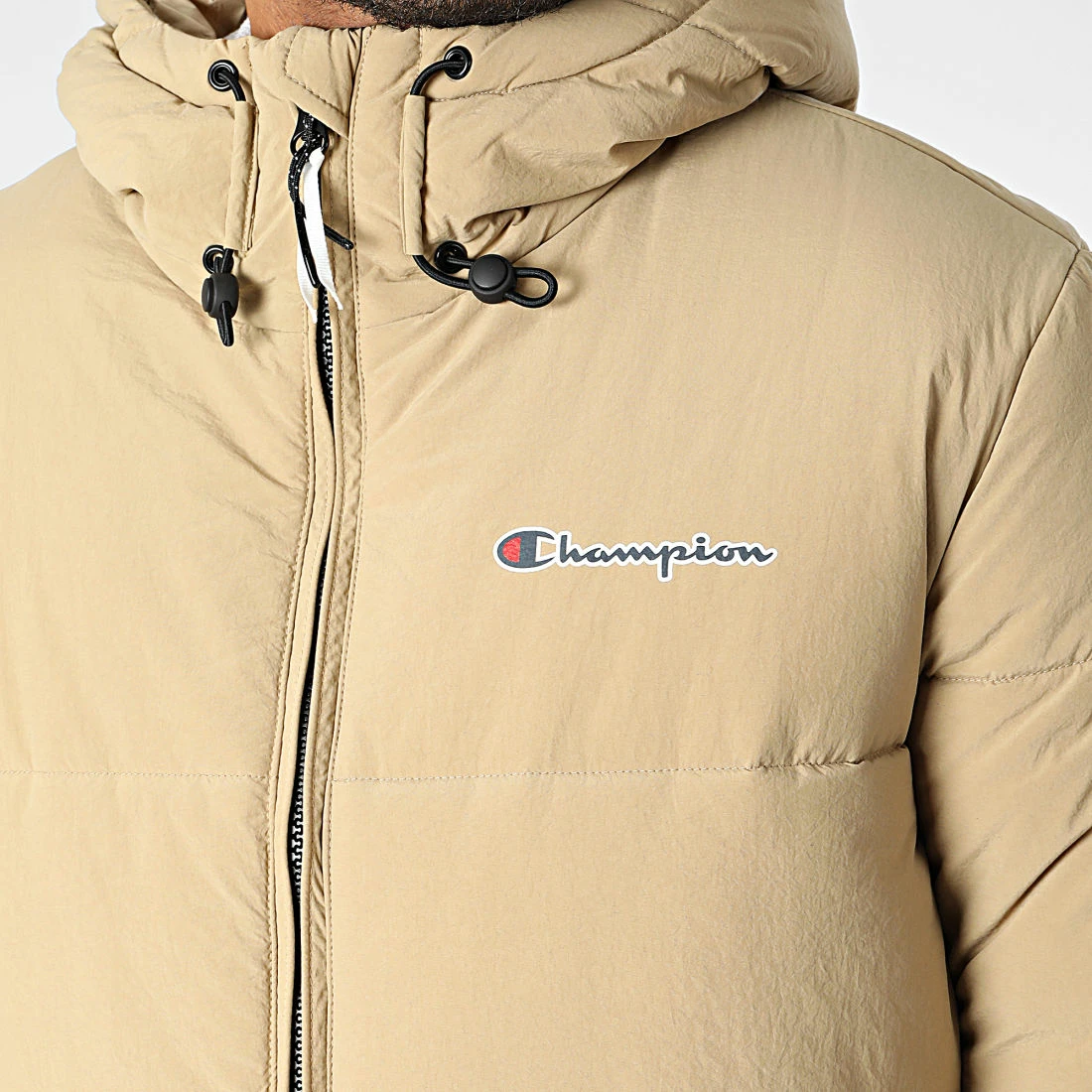 Doudoune Capuche 218083 Beige de Champion 4 Doudoune Capuche 218083 Beige de Champion – Image 2
