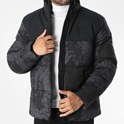 Doudoune 218086 Noir Gris Anthracite de Champion -Champion Soldes champion 344655 218086 KL001 20221028T162137 03