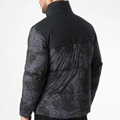 Doudoune 218086 Noir Gris Anthracite de Champion -Champion Soldes champion 344655 218086 KL001 20221028T162139 04