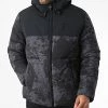 Doudoune Capuche 218085 Noir Gris Anthracite de Champion -Champion Soldes champion 344657 218087 KL001 20221028T162112 01